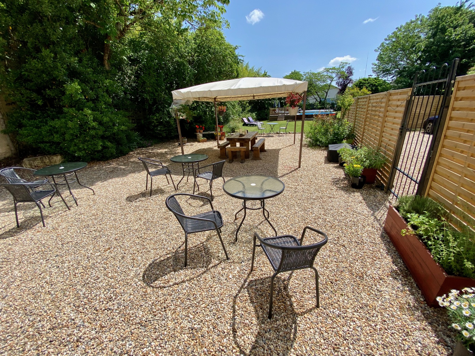 Our sunny terrace