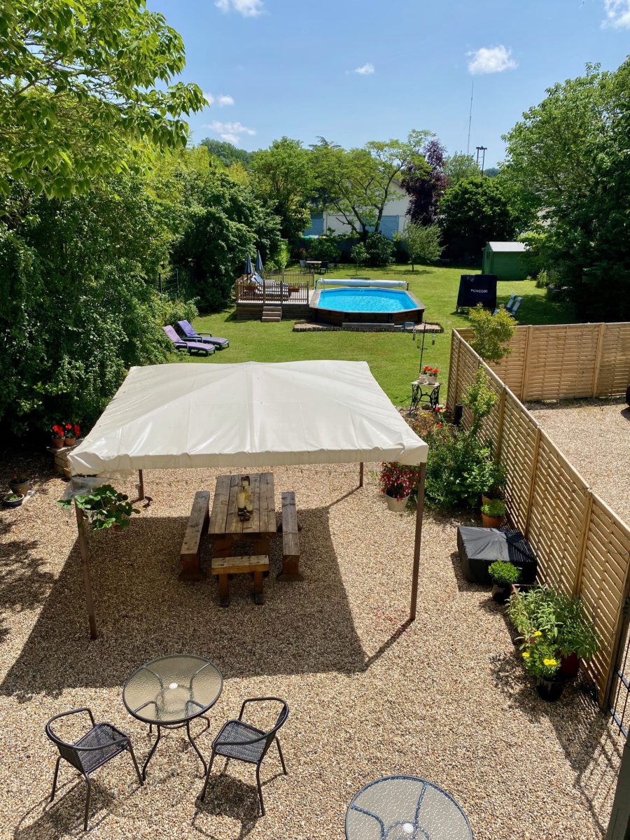View of garden
