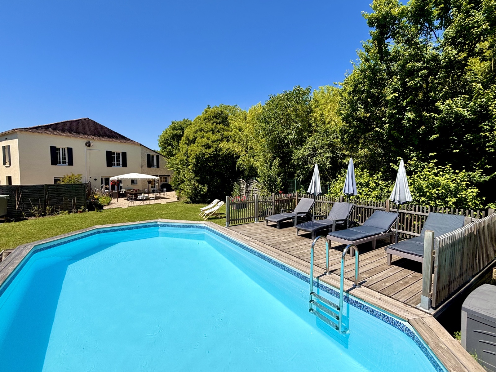 Pool and deck