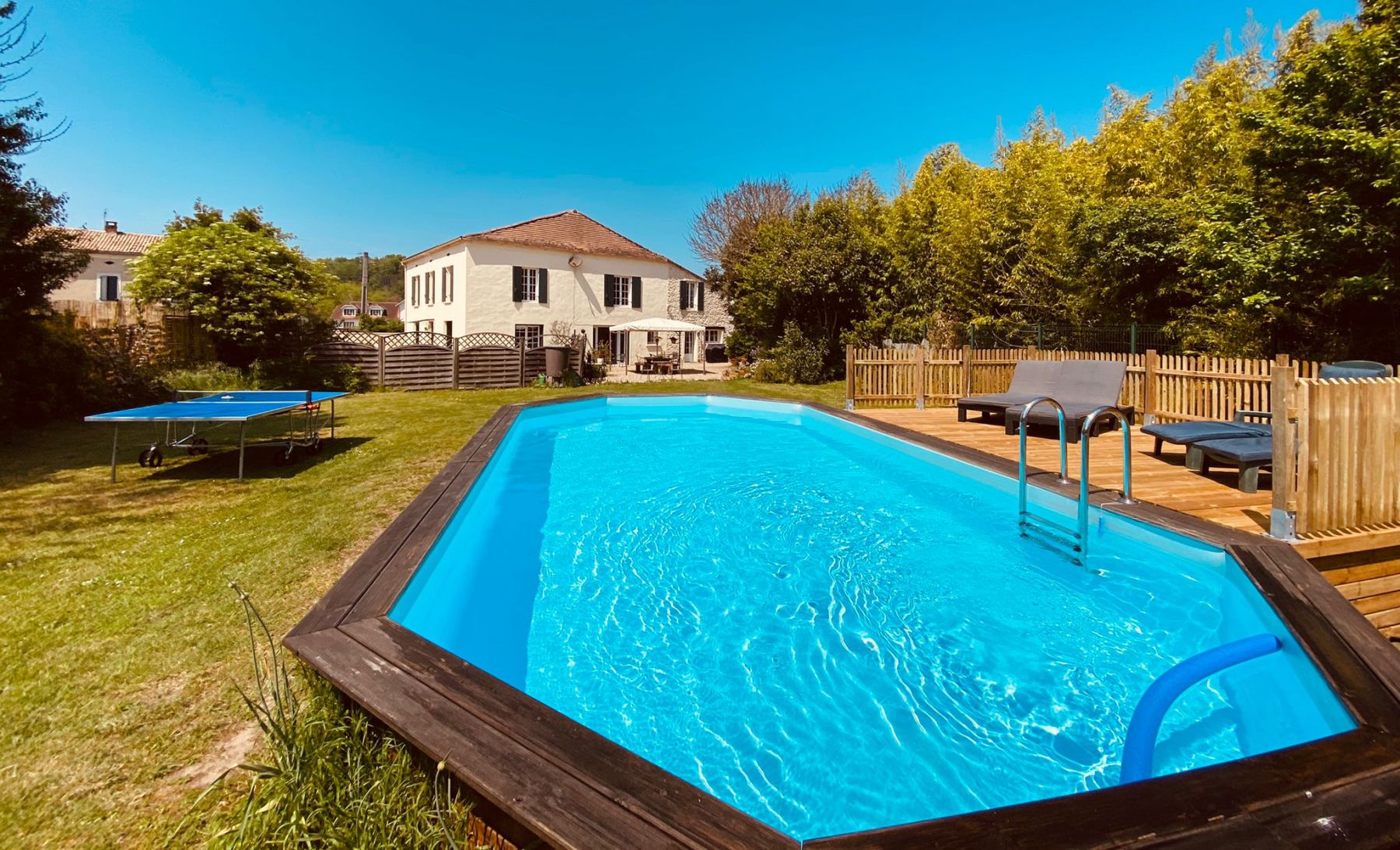 Pool and deck