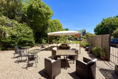 The terrace